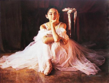 Chinese Girls Painting - Ballerina Guan Zeju18 Chinese